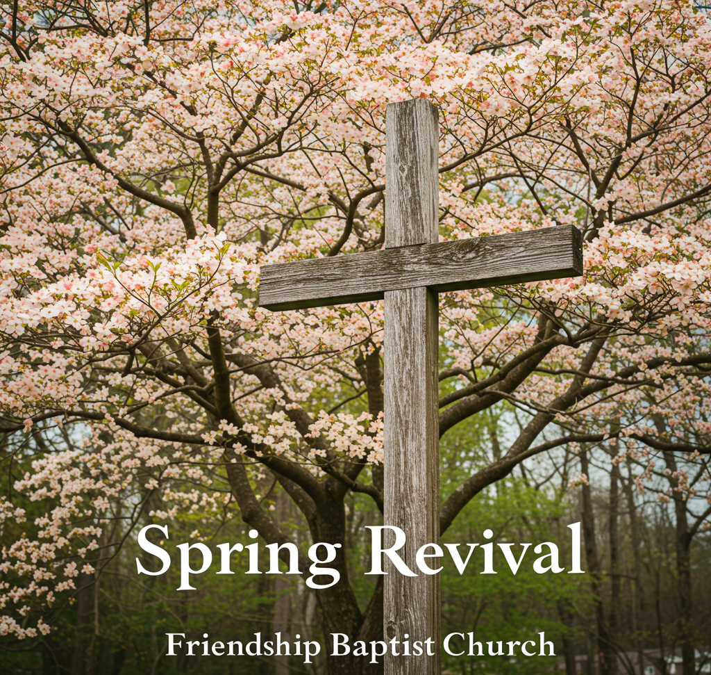 Spring Revival April 16-19, 2025 beginning at 7pm